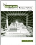 Book Cover A Microsoft Excel Companion for Business Statistics