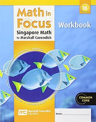 Book Cover Student Workbook, Book B Grade 1 (Math in Focus: Singapore Math)