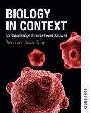 Book Cover Biology in Context for Cambridge International A Level