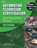 Book Cover Automotive Technician Certification: Test Preparation Manual