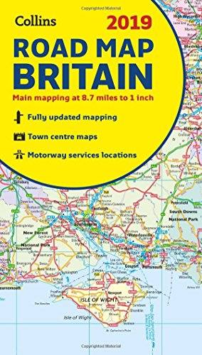Book Cover 2019 Collins Road Map Britain