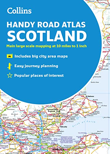 Book Cover 2019 Collins Handy Road Atlas Scotland