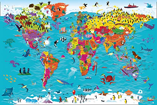 Book Cover Collins Childrenâ€™s World Map