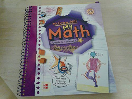 Book Cover My Math, Vol. 1, Grade 5, Teacher Edition