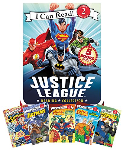 Book Cover Justice League Reading Collection: 5 I Can Read Books Inside! (I Can Read Level 2)