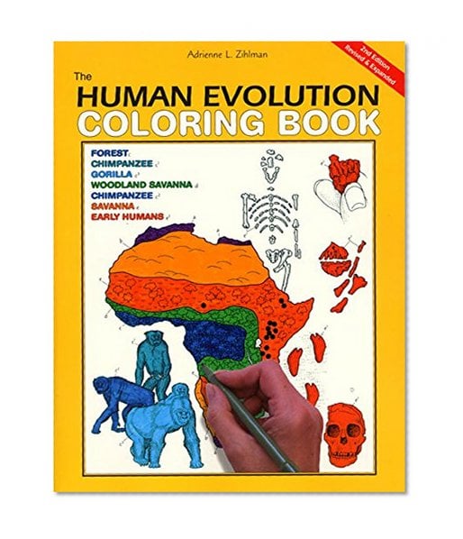 Book Cover The Human Evolution Coloring Book