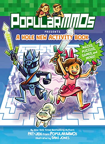 Book Cover PopularMMOs Presents A Hole New Activity Book: Mazes, Puzzles, Games, and More! (Pat & Jen from Popularmmos)