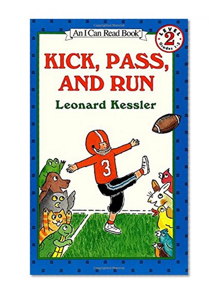 Book Cover Kick, Pass, and Run (I Can Read Book 2)