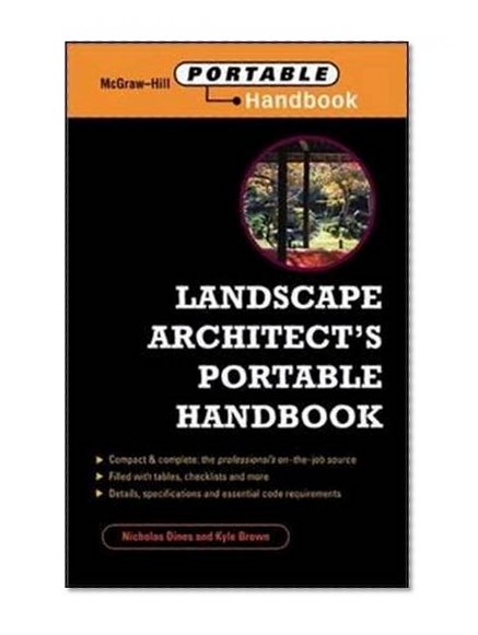 Book Cover Landscape Architect's Portable Handbook