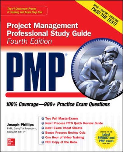 Pmp Project Management Professional Study Guide Fourth