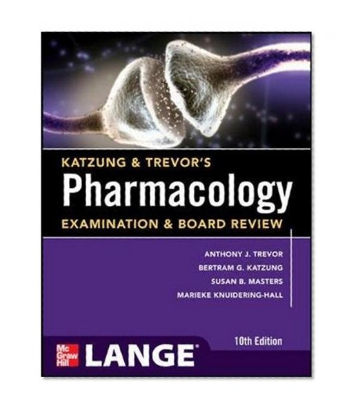 Book Cover Katzung & Trevor's Pharmacology Examination and Board Review,10th Edition (Katzung & Trevor's Pharmacology Examination & Board Review)