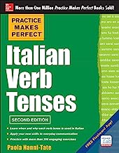 Book Cover Practice Makes Perfect Italian Verb Tenses, 2nd Edition: With 300 Exercises + Free Flashcard App