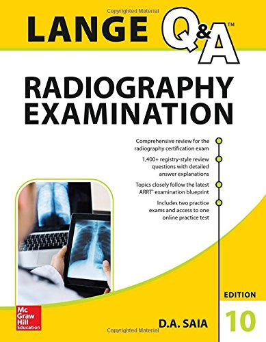 Book Cover LANGE Q&A Radiography Examination, Tenth Edition