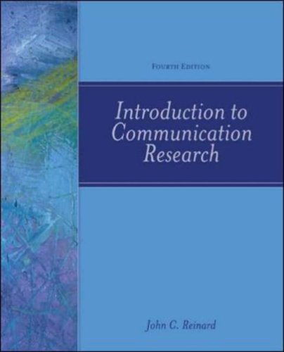 Book Cover Introduction to Communication Research, 4th Edition