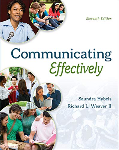 Book Cover COMMUNICATING EFFECTIVELY