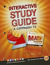 Book Cover Glencoe Math Accelerated, Interactive Study Guide (MERRILL PRE-ALGEBRA)