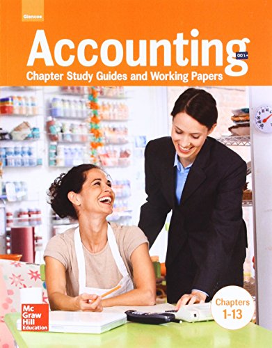 Book Cover Accounting: Chapter Study Guides & Working Papers, Chapters 1-13 (GUERRIERI: HS ACCTG)