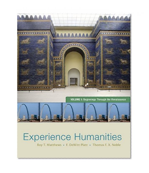 Book Cover Experience Humanities Volume 1: Beginnings Through the Renaissance