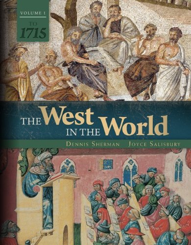 Book Cover The West in the World Vol 1 to 1715