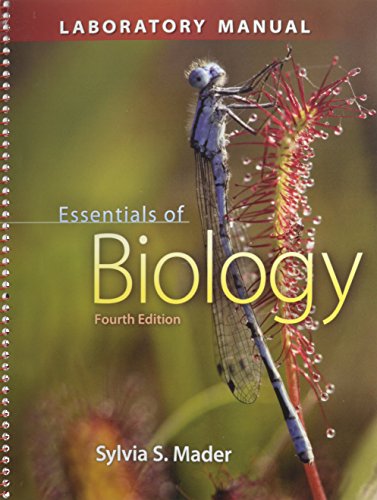 Book Cover Lab Manual for Essentials of Biology