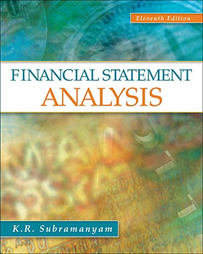 Book Cover Financial Statement Analysis
