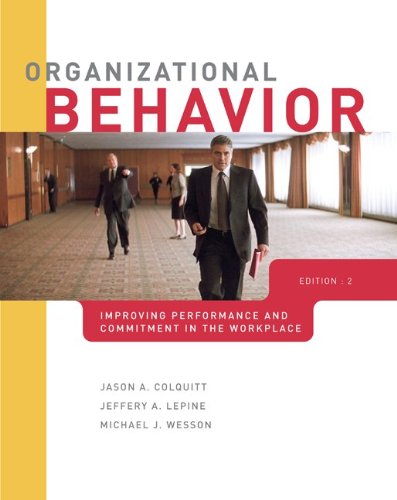 Book Cover Organizational Behavior: Improving Performance and Commitment in the Workplace