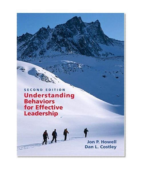 Book Cover Understanding Behaviors for Effective Leadership (2nd Edition)