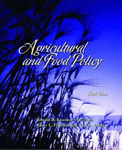 Book Cover Agricultural and Food Policy