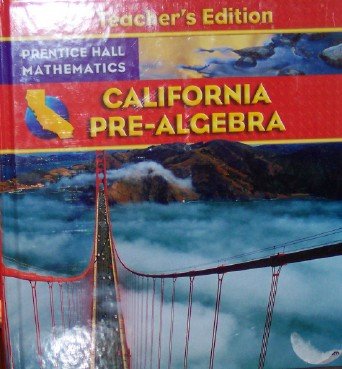 Book Cover California Pre-Algebra Teacher's Edition