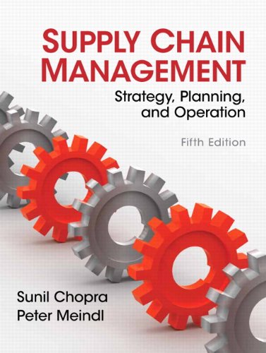 Book Cover Supply Chain Management (5th Edition)