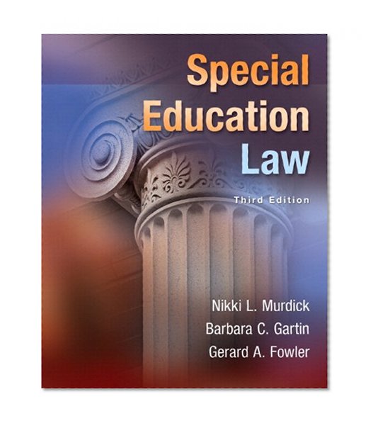 Book Cover Special Education Law, Pearson eText with Loose-Leaf Version -- Access Card Package (3rd Edition)