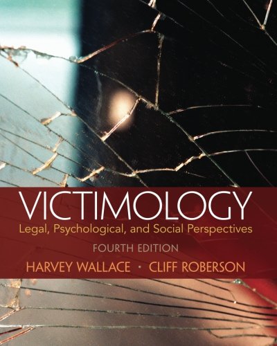 Book Cover Victimology: Legal, Psychological, and Social Perspectives (4th Edition)