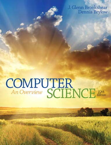 Book Cover Computer Science: An Overview (12th Edition)