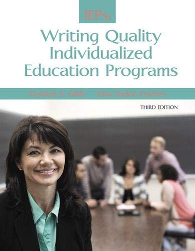 Book Cover IEPs: Writing Quality Individualized Education Programs