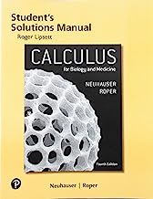 Book Cover Student Solutions Manual for Calculus for Biology and Medicine