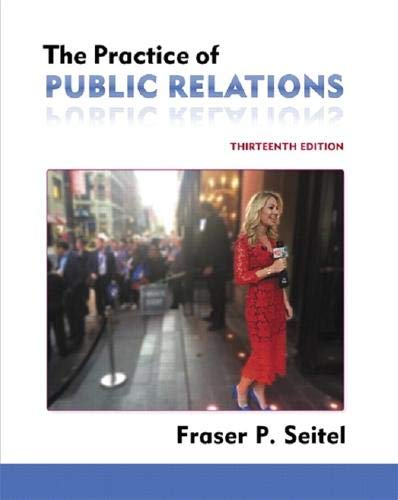 Book Cover The Practice of Public Relations (13th Edition)