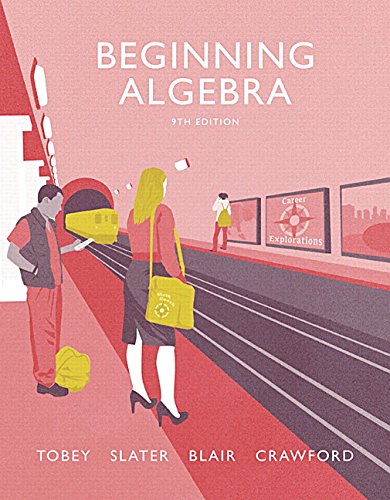 Book Cover Beginning Algebra (9th Edition)