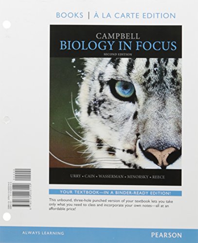 Book Cover Campbell Biology in Focus, Books a la Carte Edition; Modified Mastering Biology with Pearson eText -- ValuePack Access Card -- for Campbell Biology in Focus (2nd Edition)