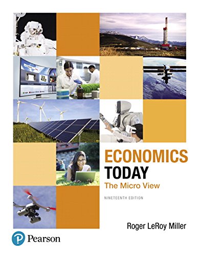 Book Cover Economics Today: The Micro View (19th Edition) (Pearson Series in Economics)