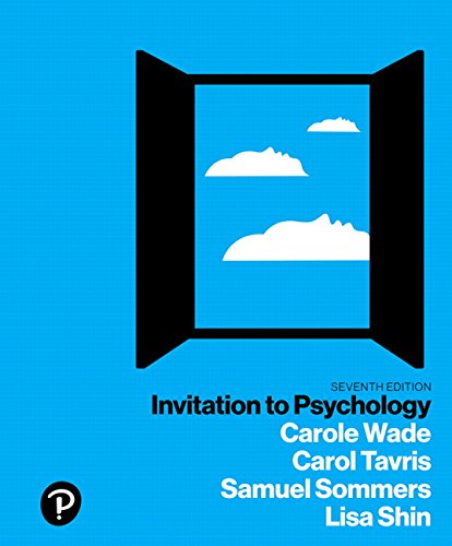 Book Cover Invitation to Psychology