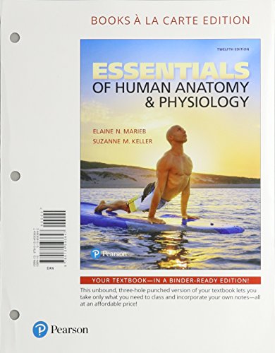 Book Cover Essentials of Human Anatomy & Physiology, Books a la Carte Plus Mastering A&p with Pearson Etext -- Access Card Package
