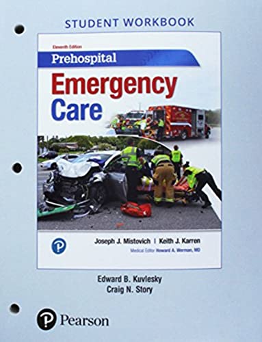 Book Cover Workbook for Prehospital Emergency Care
