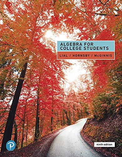 Book Cover Algebra for College Students, Loose-Leaf Edition