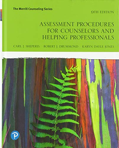 Book Cover Assessment Procedures for Counselors and Helping Professionals (The Merrill Counseling Series)