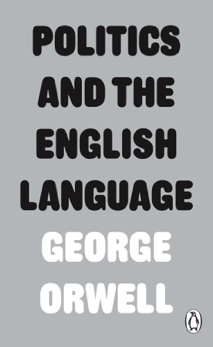 Book Cover Politics and the English Language (Penguin Modern Classics)