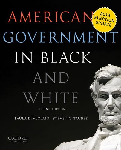 Book Cover American Government in Black and White
