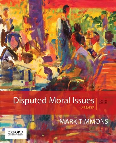 Book Cover Disputed Moral Issues: A Reader