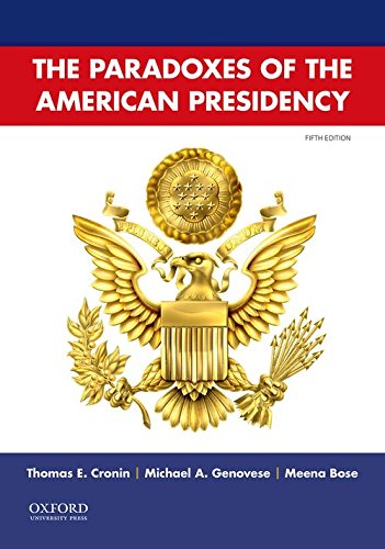 Book Cover Paradoxes of the American Presidency