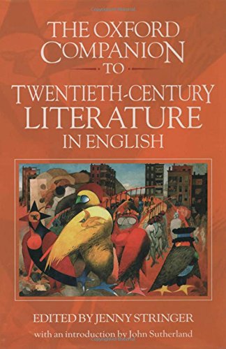 Book Cover The Oxford Companion to Twentieth-Century Literature in English