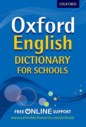 Book Cover Oxford English Dictionary for Schools.